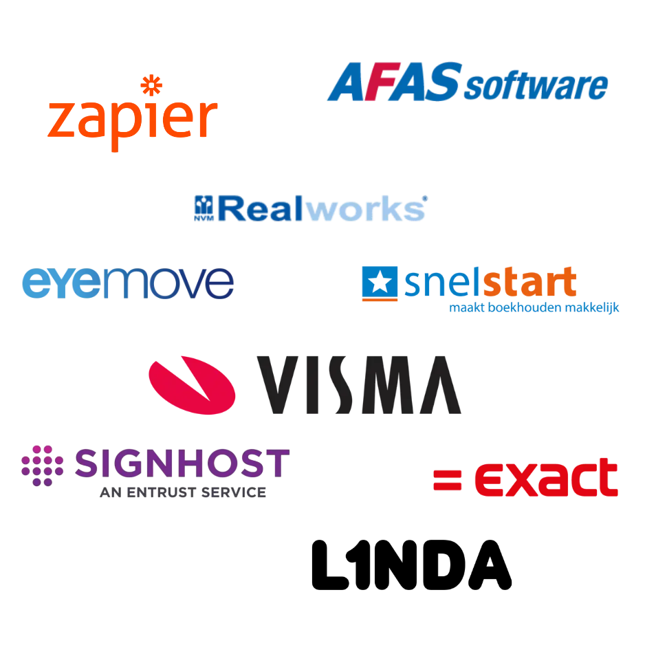 Effytool koppelingen logo's