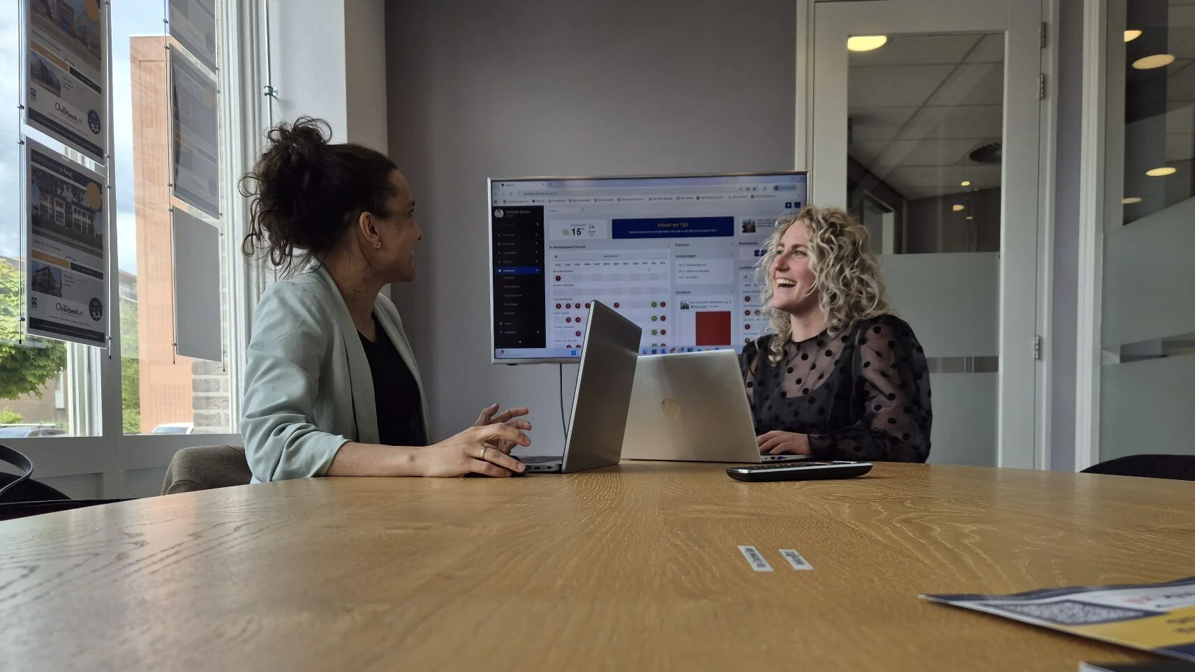 Jaleesa in gesprek